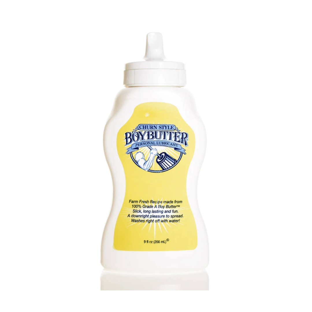 Boy Butter Original Formula Coconut Oil Based Anal Lubricant 9oz/266ml Fleur de Passion Boy Butter Original Formula Coconut Oil Based Anal Lubricant 9oz/266ml Fleur de Passion