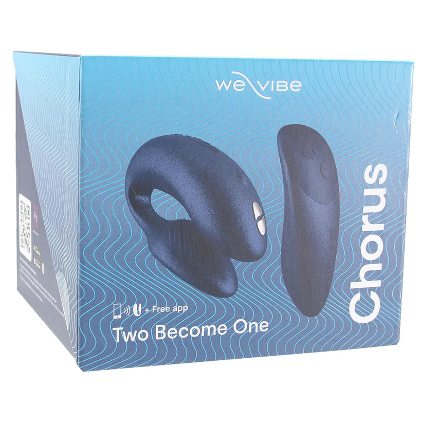 We-Vibe Chorus Couples Vibrator G-spot Clitoris and Penis Stimulation in Cosmic Blue