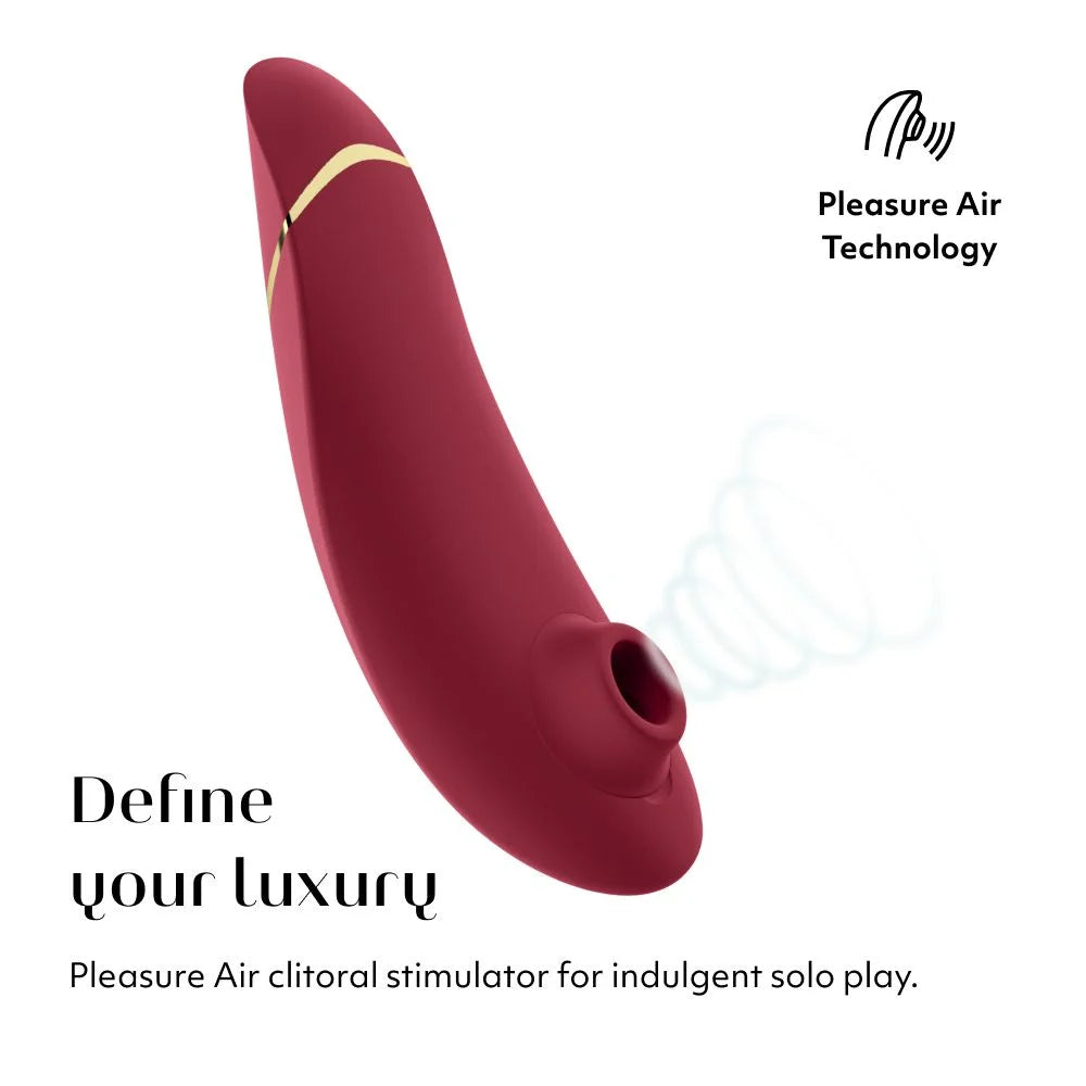 Womanizer Premium 2 Pleasure Air Stimulator in Bordeaux