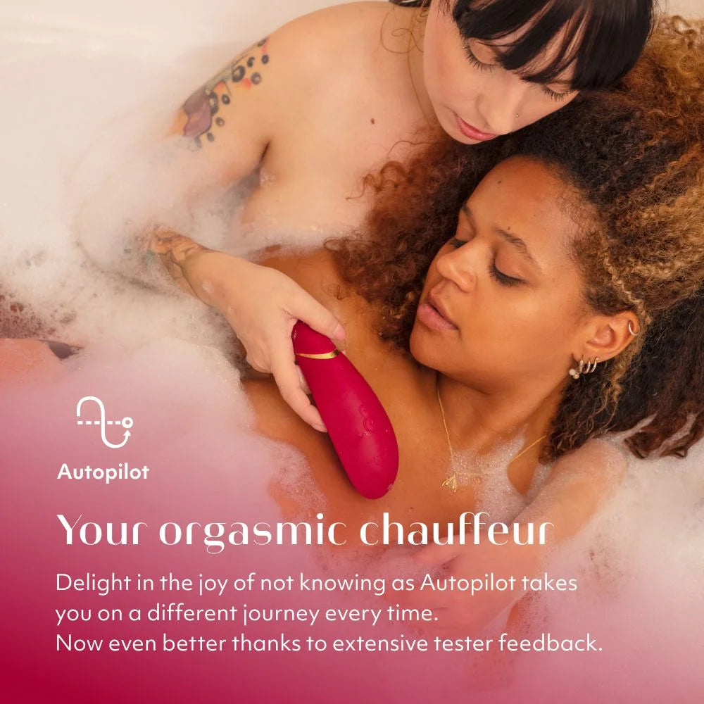 Womanizer Premium 2 Pleasure Air Stimulator in Bordeaux