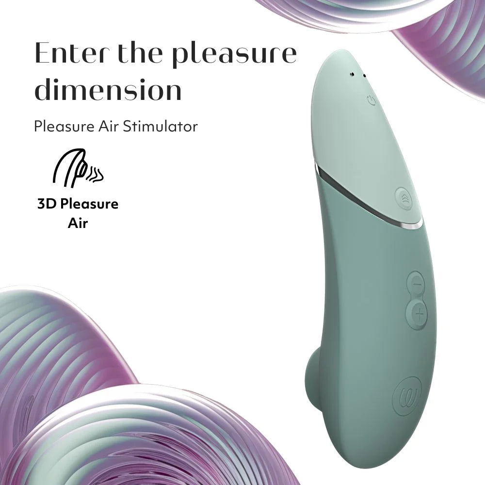 Womanizer Next 3D Pleasure Air Stimulator with Climax Control in Sage