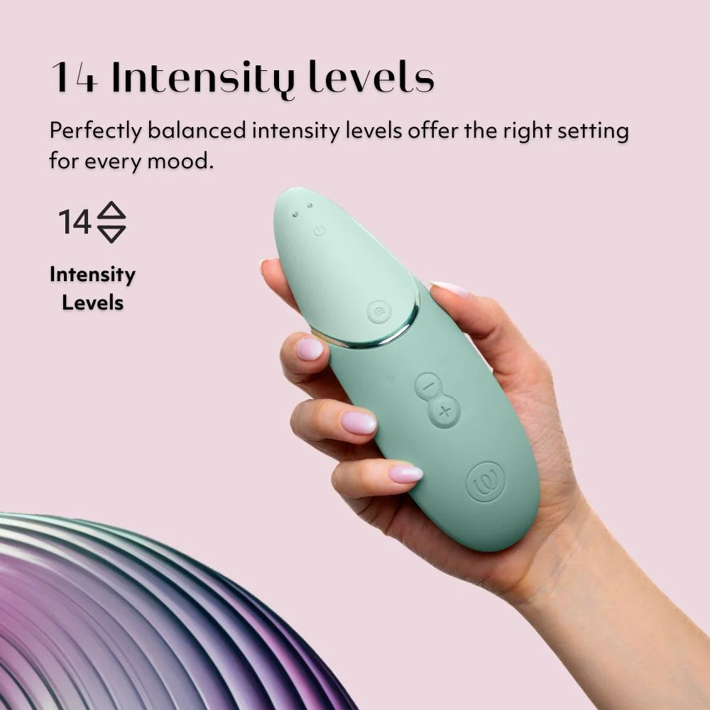 Womanizer Next 3D Pleasure Air Stimulator with Climax Control in Sage