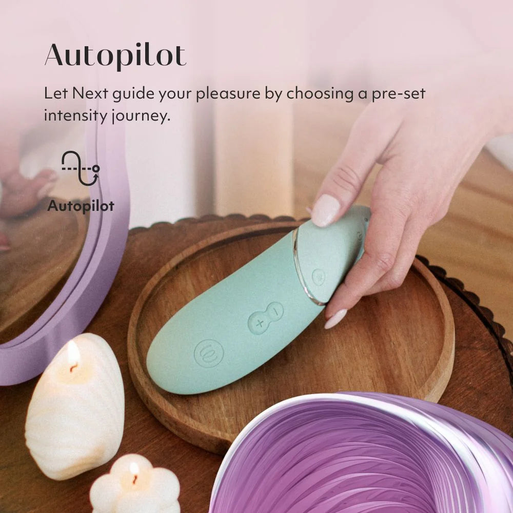 Womanizer Next 3D Pleasure Air Stimulator with Climax Control in Sage