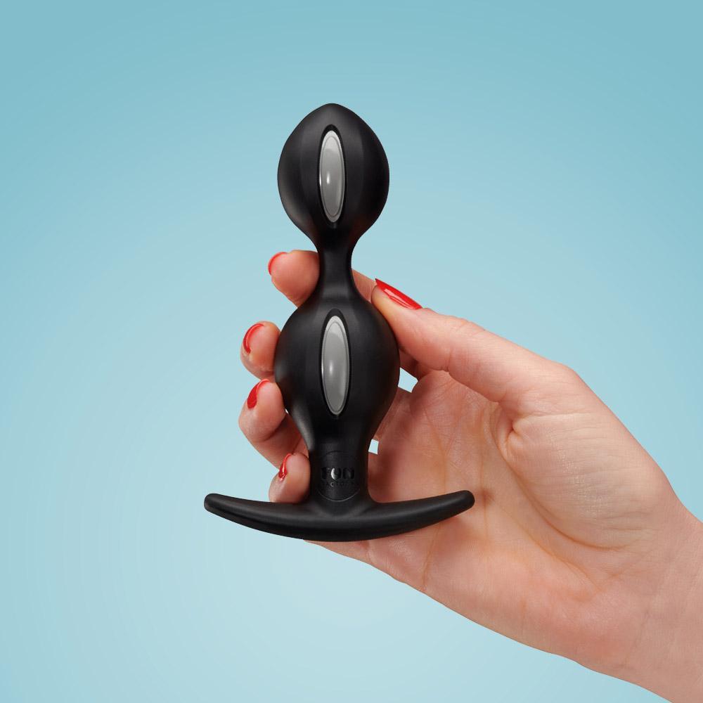 Fun Factory B Balls Duo Anal Butt Plug in Black