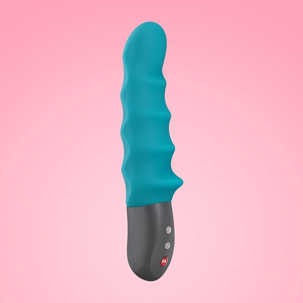 Stronic Surf Ribbed Thrusting and Pulser Vibrator in Petrol