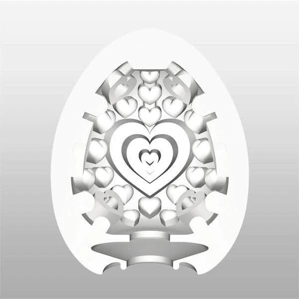 Tenga Egg Lovers Heart Textured Male Masturbator