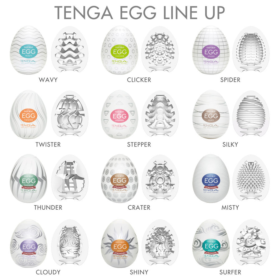 Tenga Egg Wonder Masturbator Set (6 Pack)