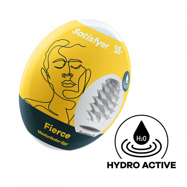 Satisfyer Masturbator Egg Fierce in Yellow