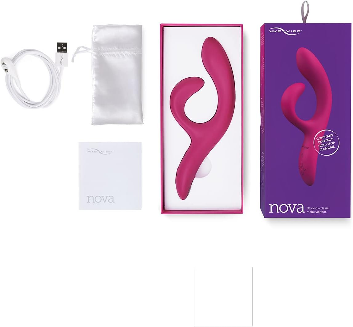 We-Vibe Nova 2 App Controlled Clitoral and G-Spot Stimulatior in Fuchsia