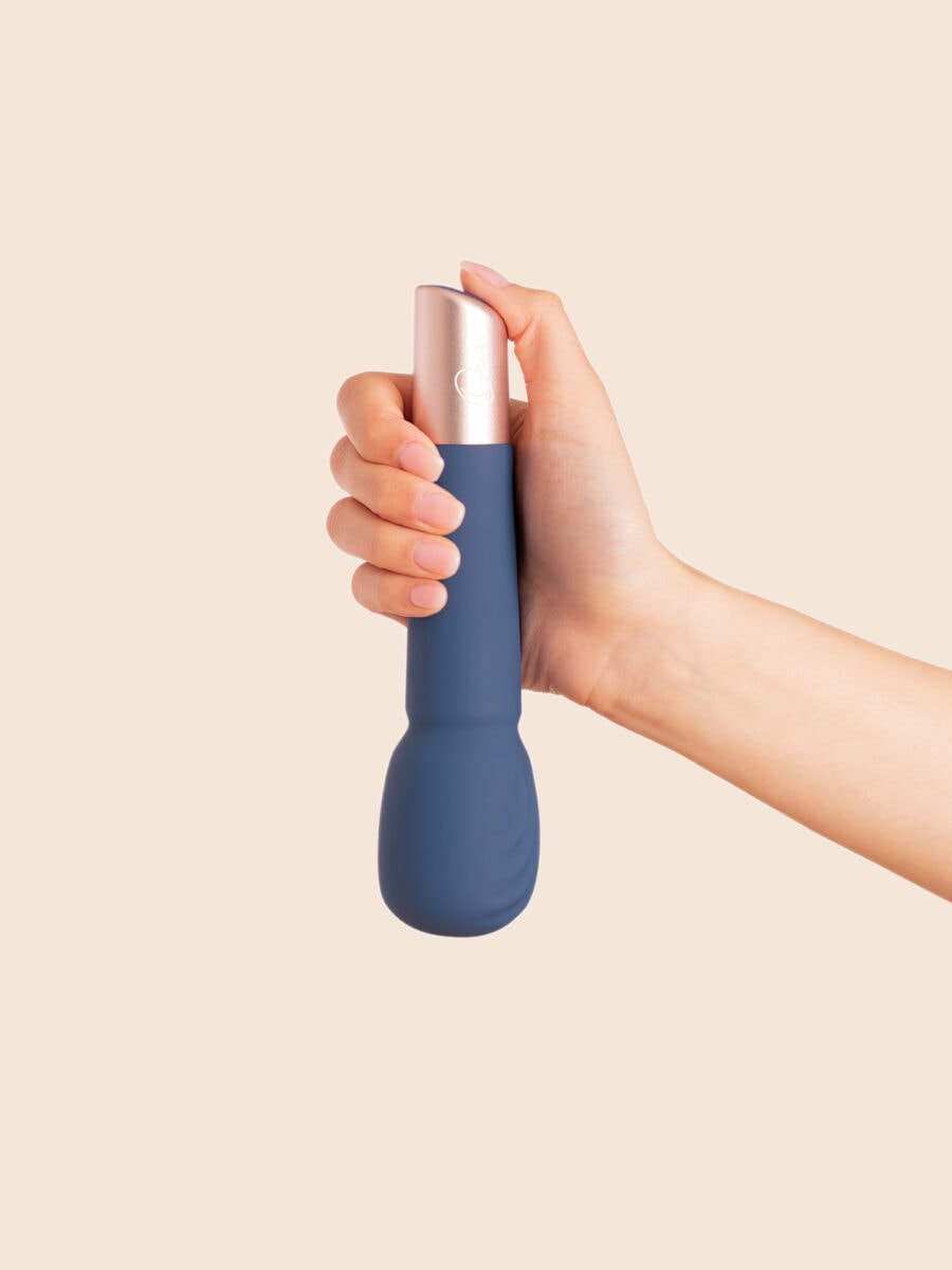 Deia Products The Wand Vibrator in Navy - Full Body Massager - Couples or Individual Use