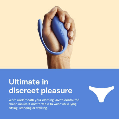 We-Vibe Jive Wearable App Controlled G-Spot Vibe in Blue