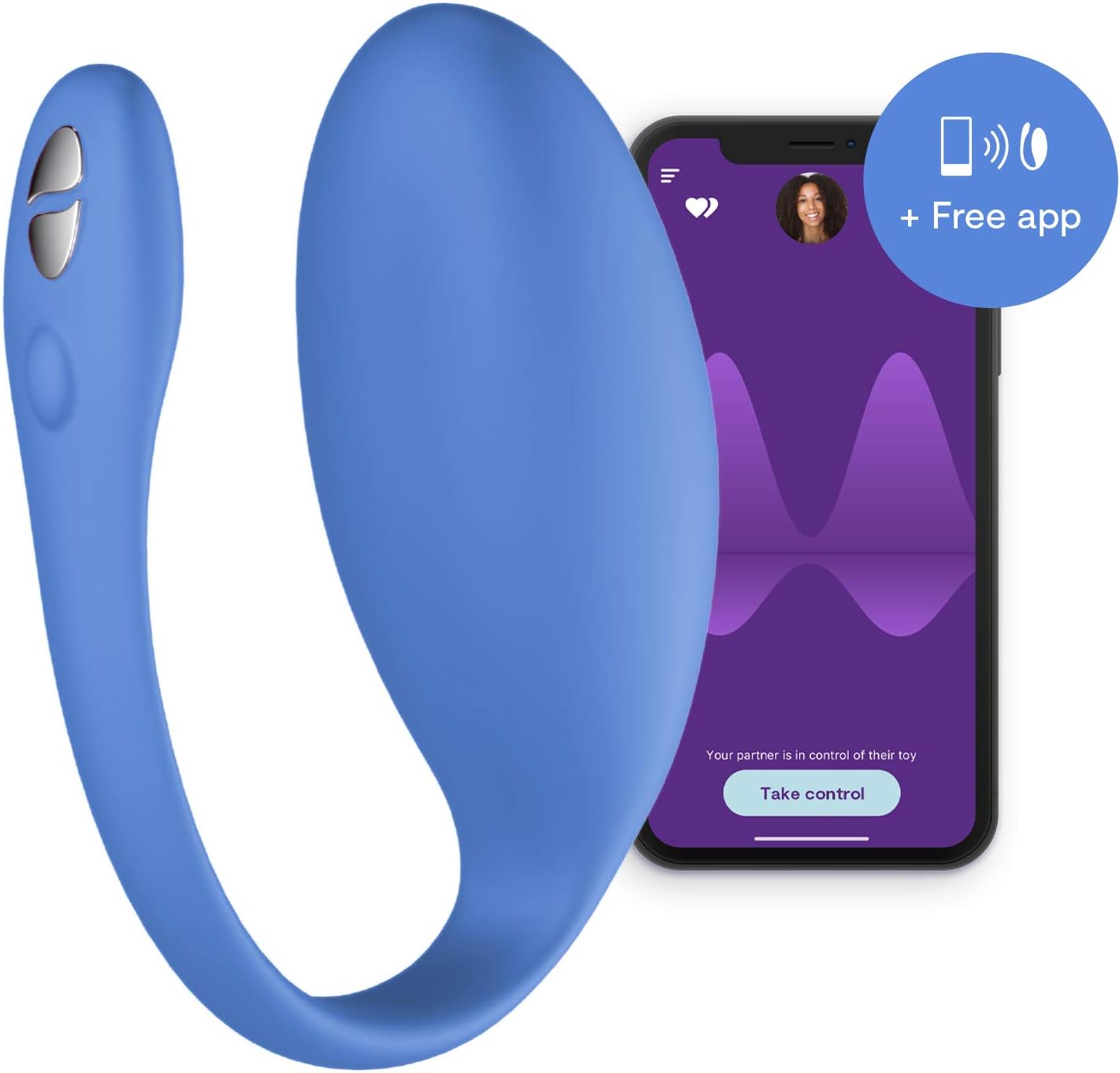 We-Vibe Jive Wearable App Controlled G-Spot Vibe in Blue