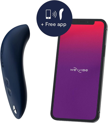 We-Vibe Melt App Controlled Pleasure Air Clitoral Stimulator in Midnight