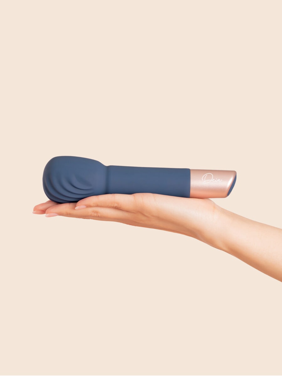 Deia Products The Wand Vibrator in Navy - Full Body Massager - Couples or Individual Use