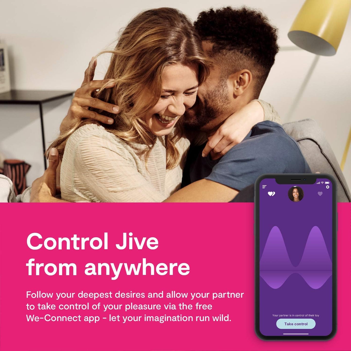 We-Vibe Jive Wearable App Controlled G-Spot Vibe in Pink