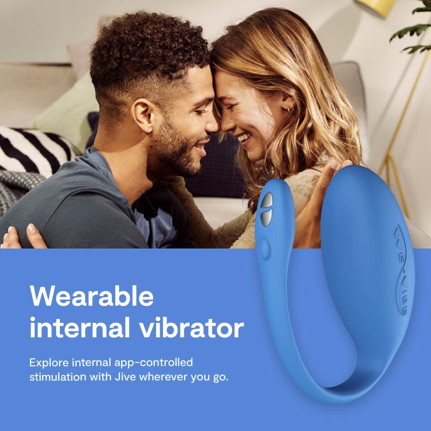 We-Vibe Jive Wearable App Controlled G-Spot Vibe in Blue