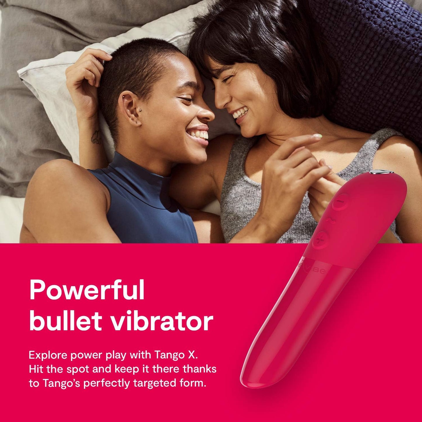 We-Vibe Tango X Power Play Bullet Vibe in Cherry Red