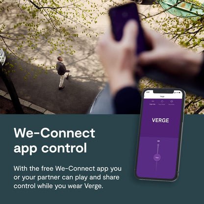 We-Vibe Verge App Controlled Vibrating Cock Ring in Slate