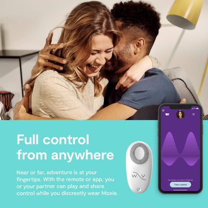 We-Vibe Moxie+ Wearable App and Remote Controlled Clitoral Vibe in Aqua