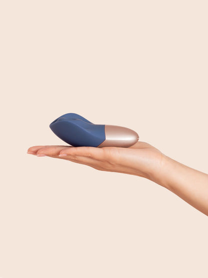 Deia Products The Arouser Toy in Navy - External Clitoral Vibration - Couples or Individual Use