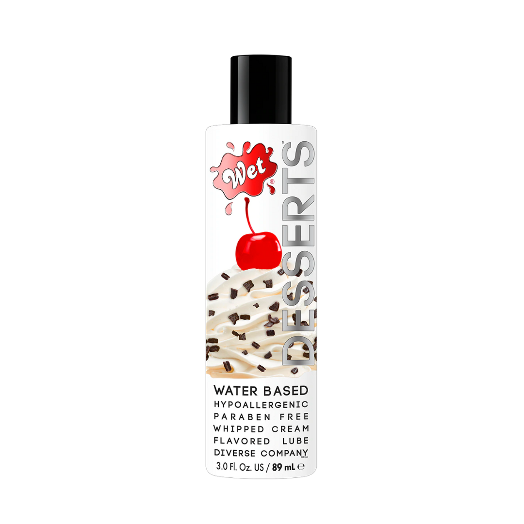 Wet Water-Based Dessert Whipped Cream Flavoured Lubricant 3oz/89ml