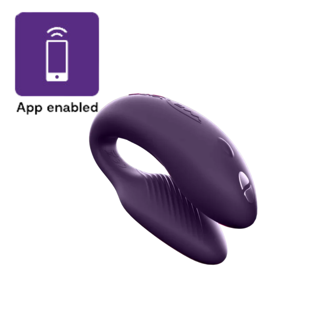 We-Vibe Chorus Couples Vibrator G-spot Clitoris and Penis Stimulation in Purple