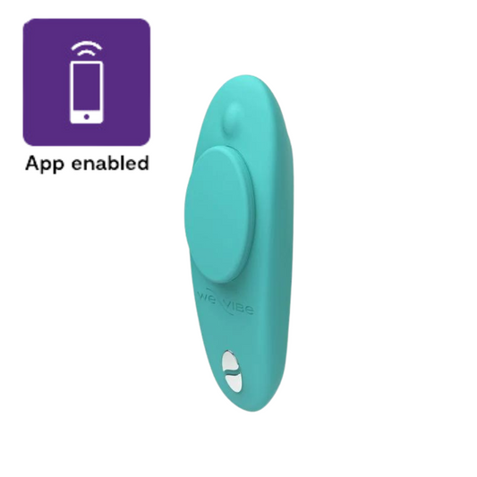 We-Vibe Moxie+ Wearable App and Remote Controlled Clitoral Vibe in Aqua