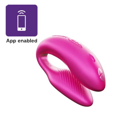 We-Vibe Chorus Couples Vibrator G-spot Clitoris and Penis Stimulation in Cosmic Pink