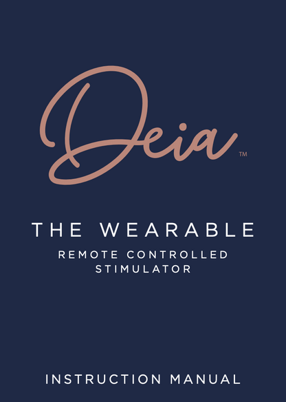 Deia Products The Wearable Couples Toy with Remote Control in Navy