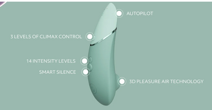 Womanizer Next 3D Pleasure Air Stimulator with Climax Control in Black