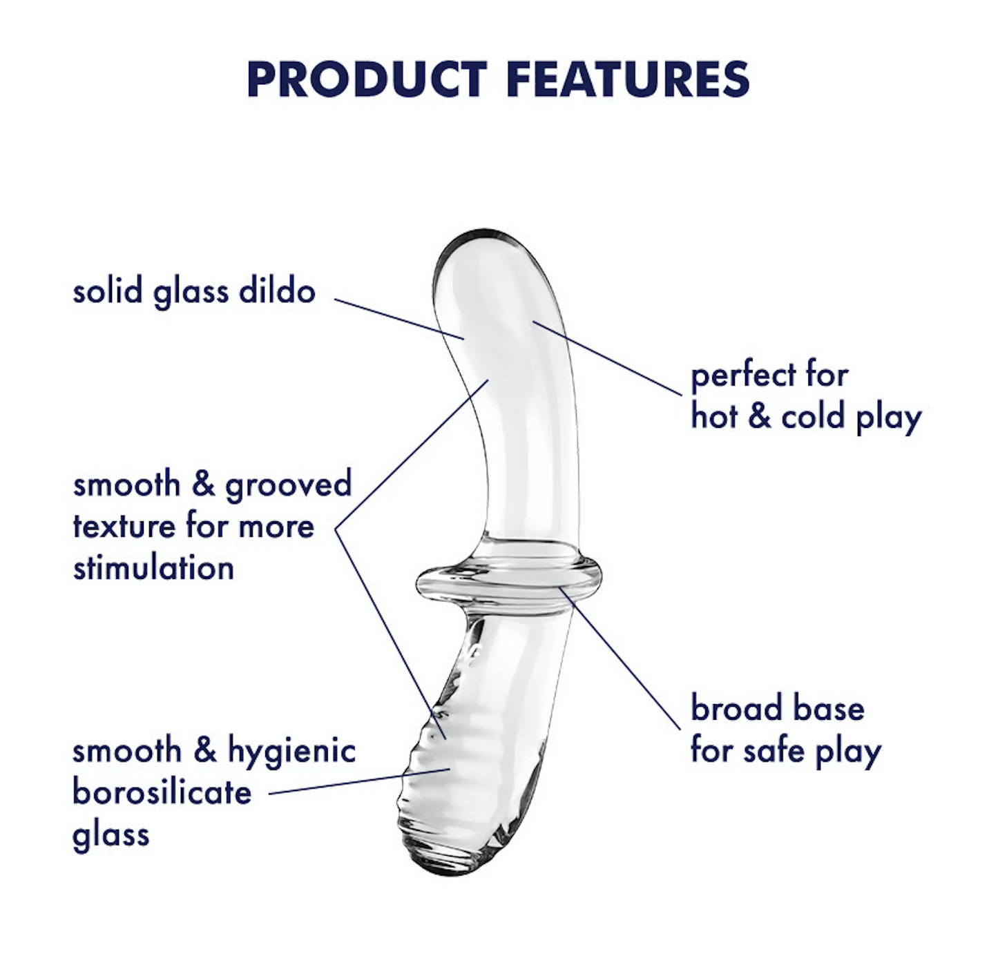 Satisfyer Double Crystal Anal and Vaginal Dildo