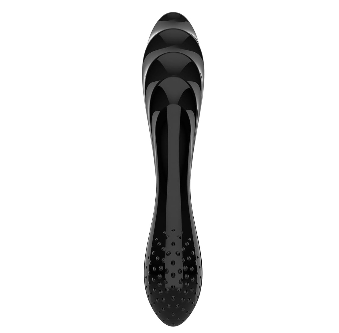 Satisfyer Dazzling Crystal Vaginal and Clitoral Dildo Stimulation in Black