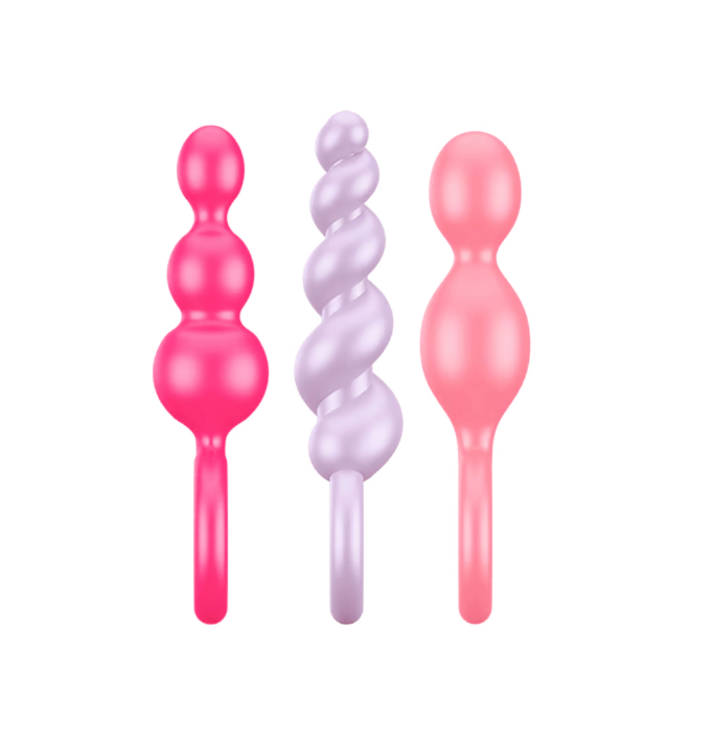 Satisfyer Booty Call Anal Training for Beginners Coloured - Set of 3