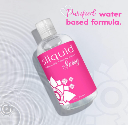 Sliquid Water-Based Sassy Gel Anal Lubricant 8.5oz/255ml