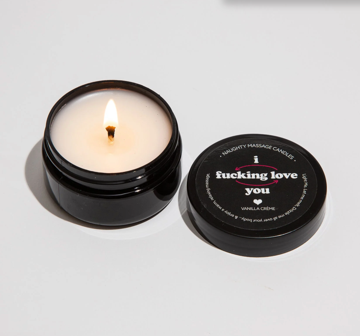 I F*cking Love You Naughty Mini Massage Candle