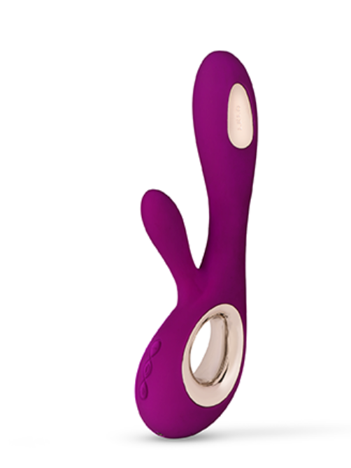 Lelo Soraya Wave Rabbit Vibrator in Deep Rose