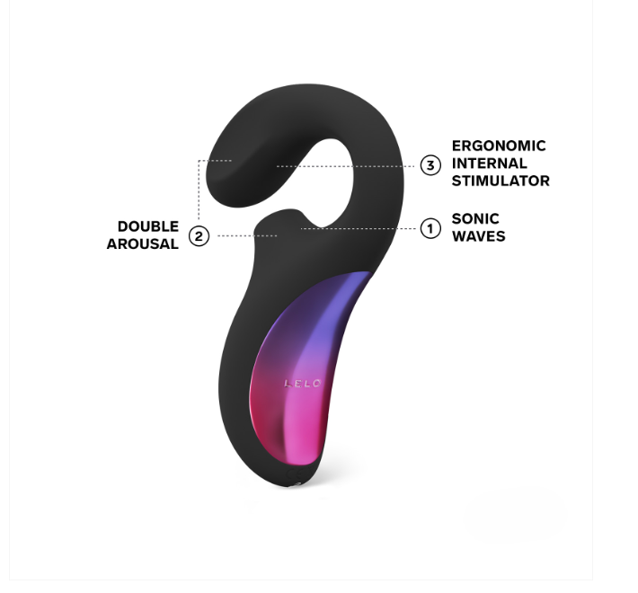 Lelo Enigma Clitoral and G-spot Stimulation in Black