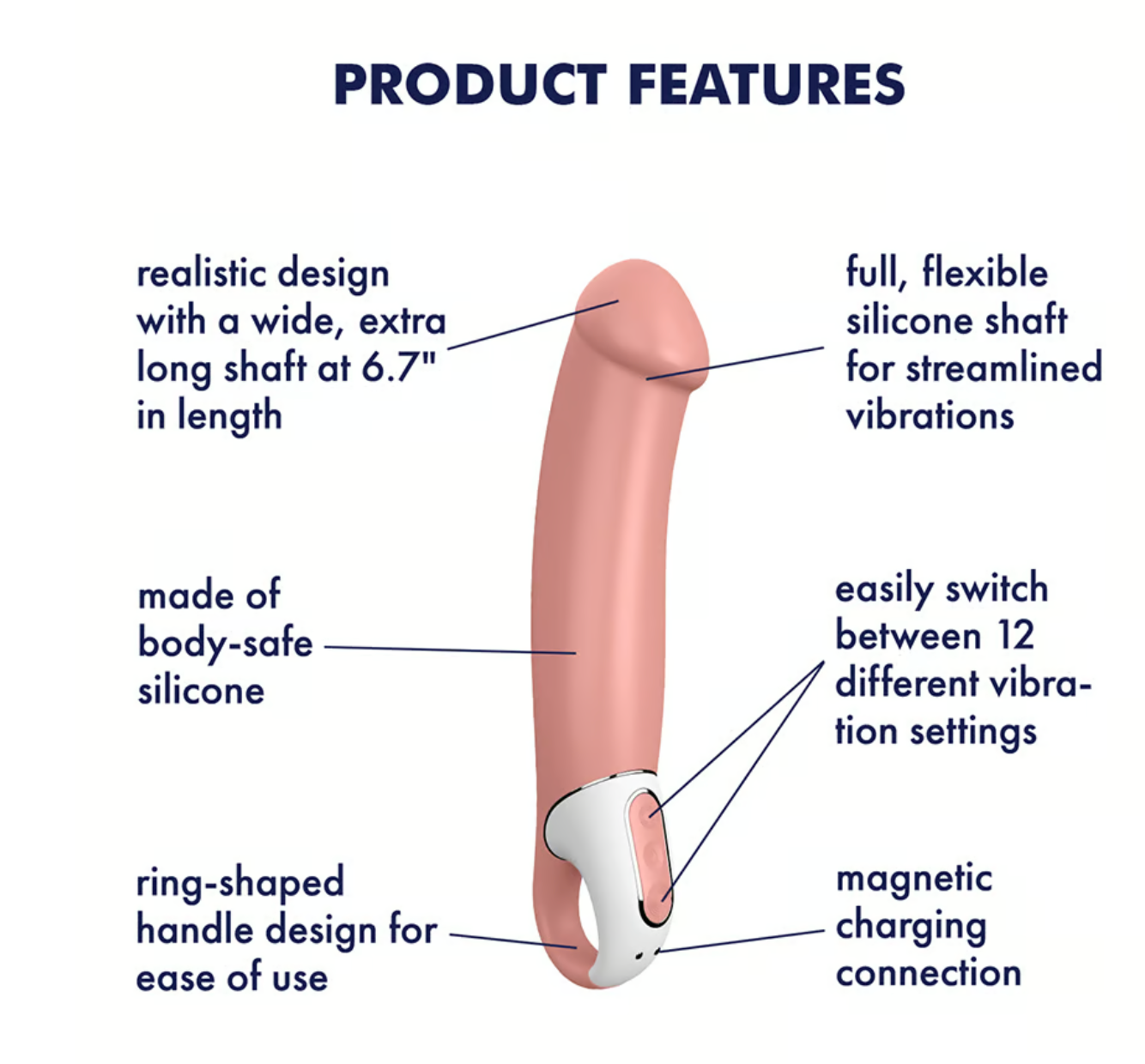 Satisfyer Master Silicone G-Spot Vibrator