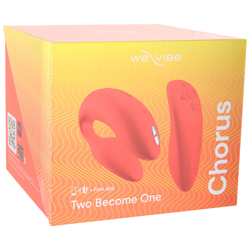 We-Vibe Chorus Couples Vibrator G-spot Clitoris and Penis Stimulation in Coral