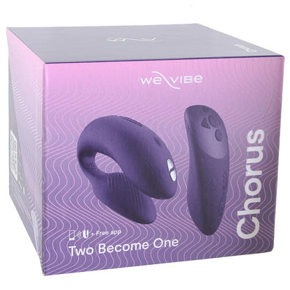 We-Vibe Chorus Couples Vibrator G-spot Clitoris and Penis Stimulation in Purple