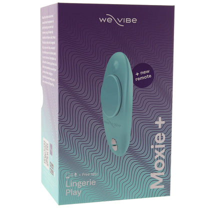 We-Vibe Moxie+ Wearable App and Remote Controlled Clitoral Vibe in Aqua