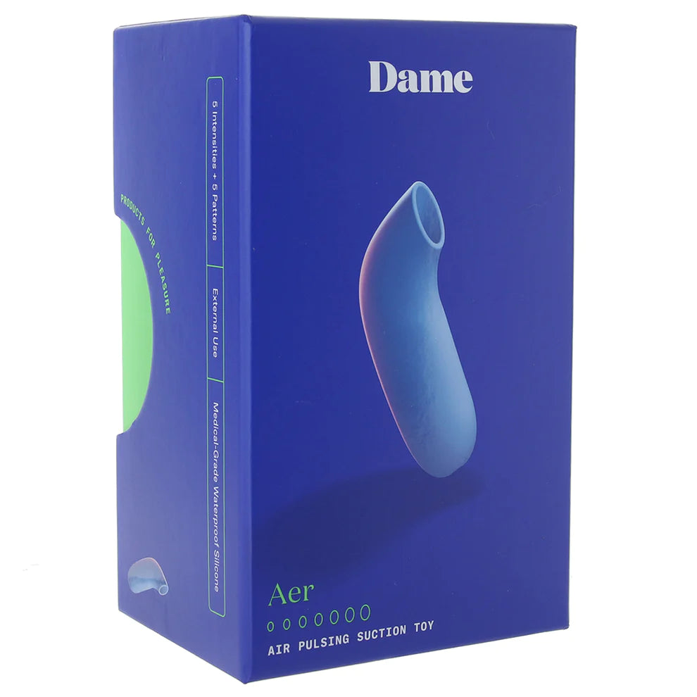 Dame Aer Suction Toy in Perwinkle - Clitoral Stimulator