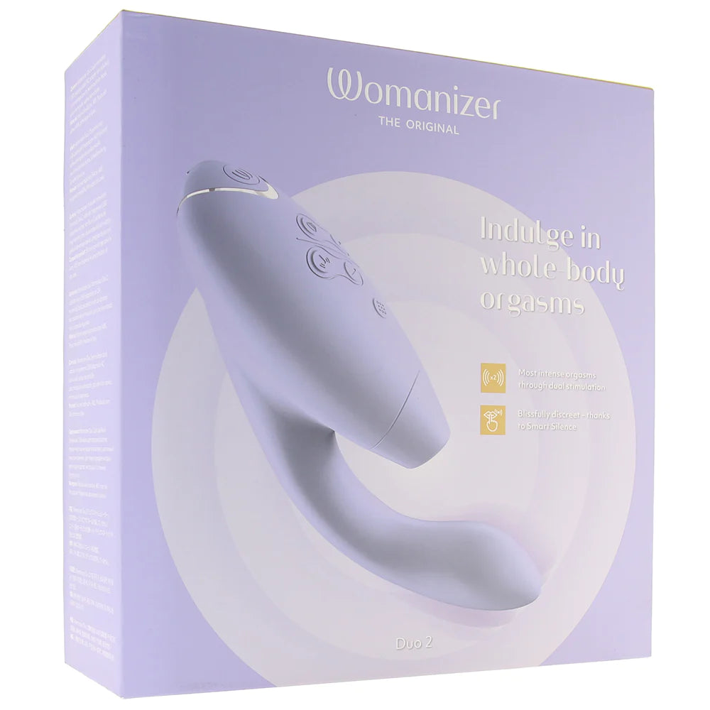 Womanizer Duo 2 Clitoral & G-Spot Stimulation in Lilac