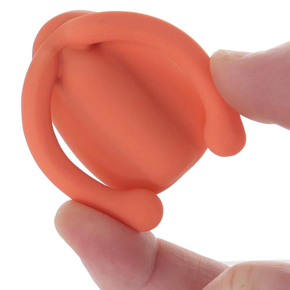 Dame Eva Couples Vibrator in Papaya - Clitoral Stimulator