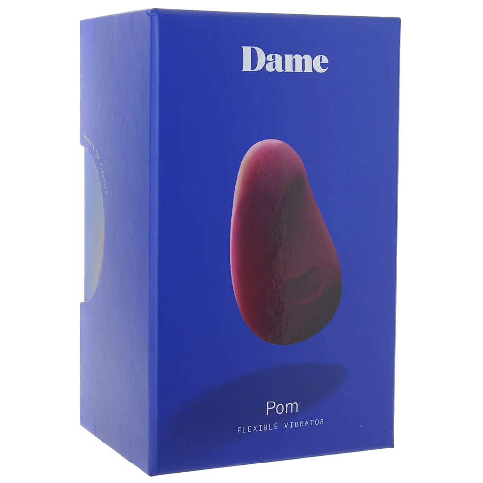 Dame Products Pom Vibrator in Plum - Unisex Eroticon