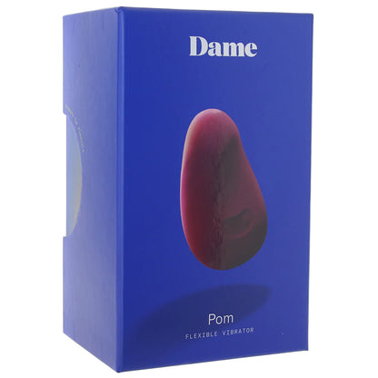 Dame Products Pom Vibrator in Plum - Unisex Eroticon