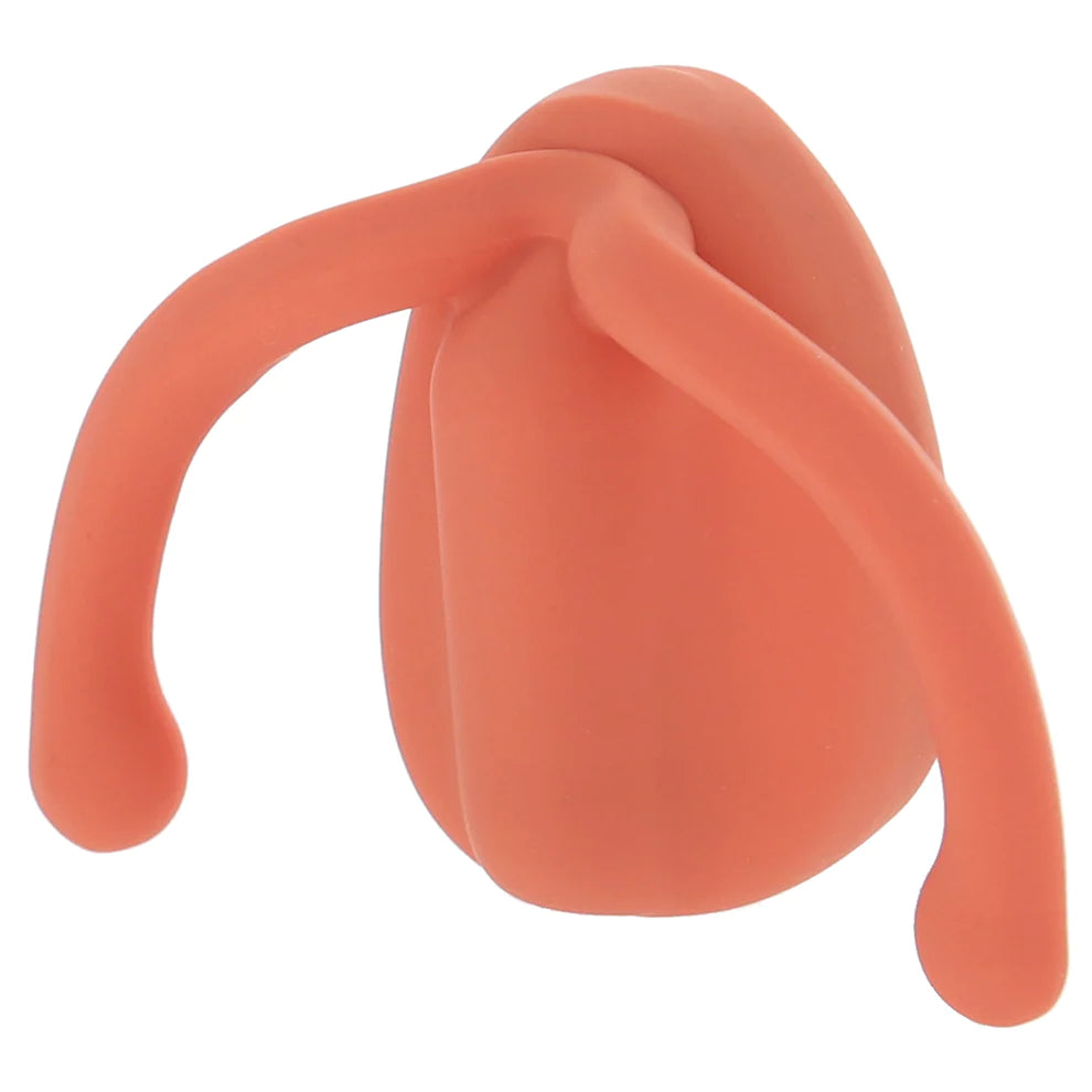 Dame Eva Couples Vibrator in Papaya - Clitoral Stimulator