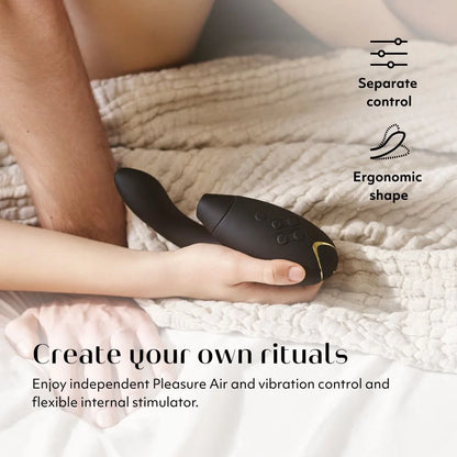 Womanizer Duo 2 Clitoral & G-Spot Stimulation in Black