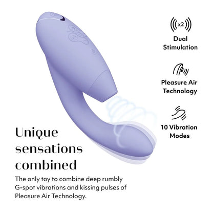 Womanizer Duo 2 Clitoral & G-Spot Stimulation in Lilac