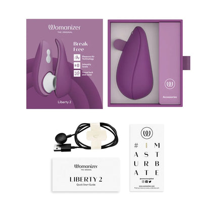 Womanizer Liberty 2 Clitoral Stimulator in Purple